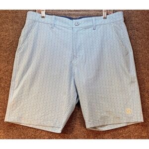 Scales‎ Shorts Mens 32 Blue Performance Stretch Golf Pockets Lightweight Summer